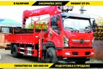 фото Бортовой автомобиль на шасси Dongfeng с КМУ 8 т