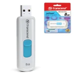 фото Флэш-диск 8 GB, TRANSCEND Jet Flash 530, USB 2.0, белый