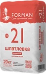 фото Шпатлевка гипсовая Forman 21 БЕЛАЯ Финишная 25кг