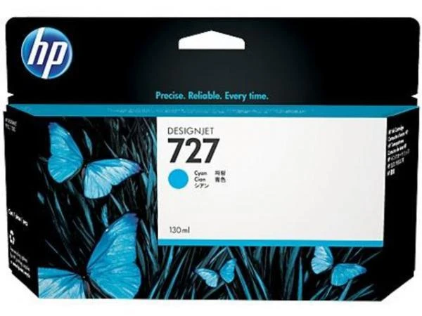 Фото Расходные материалы HP 727 130-ml Cyan Ink Cartridge