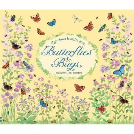 Фото Rub-Down Transfer Book Butterflies and Bugs