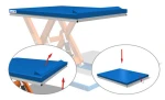 фото Гидравлический подъемный стол с защитой от скатывания