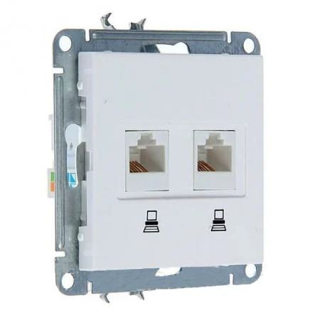 Фото Розетка компьютерная 2-местная Schneider Electric РСИ-251КК5Е-1-86