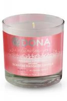 Фото Массажная свеча Dona Scented Massage Candle Flirty Aroma Blushing Berry