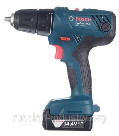 Фото Дрель-шуруповерт аккумуляторная Bosch GSR 140-LI 14.4 В 1.5 Ач 50 Нм Li-Ion