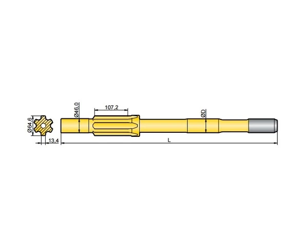 Фото Хвостовик аналог Ingersoll YH 65 RP