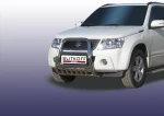 фото Slitkoff Кенгурятник d57 высокий с защитой картера Suzuki Grand Vitara 2008 3 двери