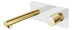 фото Boheme Stick 125-WG.2 Смеситель из стены WHITE TOUCH GOLD