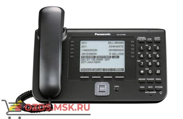 Фото Panasonic KX-UT248RU-B Проводной SIP телефон