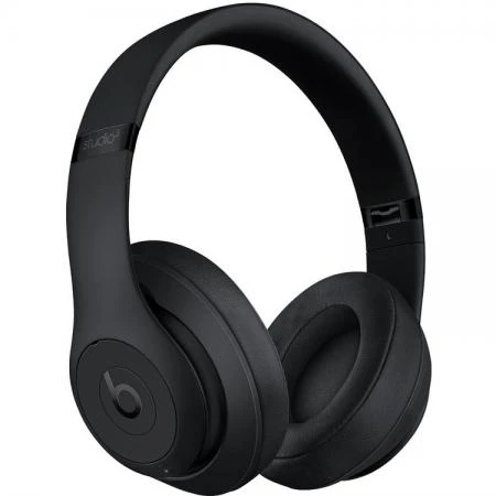 Фото Beats Bluetooth-наушники с микрофоном Beats Studio 3 Wireless Matte Black MQ562 (Черный)