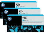 фото Расходные материалы HP 771C Light Cyan Ink Cartridge 3-Pack