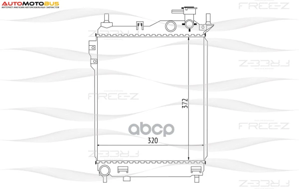 Фото Радиатор охлаждения FREE-Z KK0230