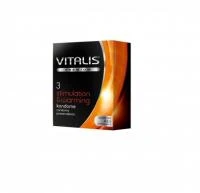 Фото Презервативы с согревающим эффектом VITALIS Premium Stimulation & Warming (3 шт)