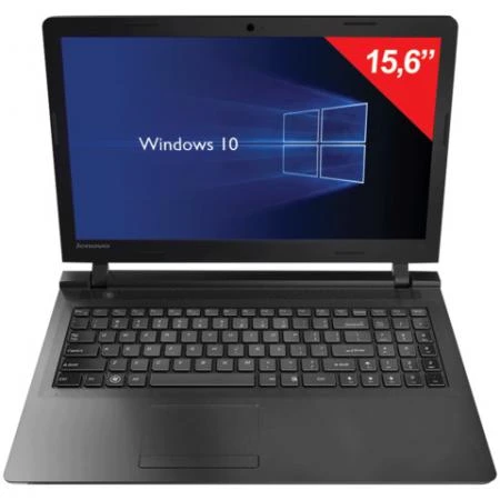 Фото Ноутбук LENOVO 100-15IBY, 15,6", INTEL Pentium N3540, 2,16 ГГц, 2 Гб, 500 Гб, Windows 10, черный