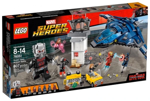 Фото Lego Дания Конструктор Lego Super Heroes 76051 Airport Battle (Лего 76051 Битва супергероев в аэропорту)