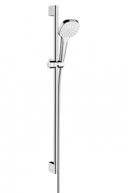 Фото Hansgrohe Croma Select E 1jet 26594400 Душевой гарнитур (хром/белый)