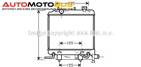Фото Радиатор Ava MZA2166
