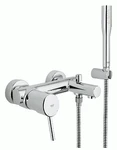 фото Grohe Concetto New 32212001 Смеситель для ванны с душевым гарнитуром