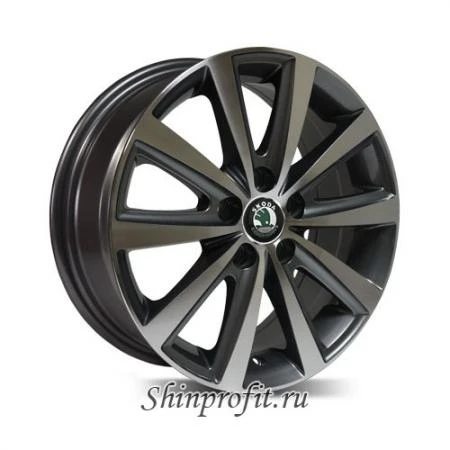 Фото Replica 672 Skoda 6x15/5x100 D57.1 ET38 MG