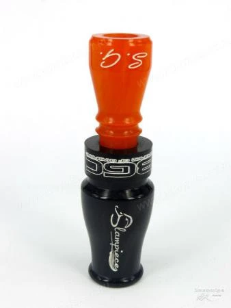 Фото Манок на утку Slam Peace Acrylic фирмы Buck Gardner Цвет Black Pearl Barrel/Orange