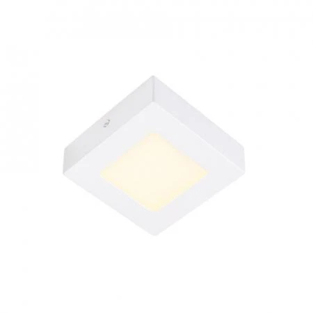 Фото SENSER SQUARE 6W светильник накладной 230V c SMD LED 6Вт (6.7Вт), 3000K, 230lm, c БП, белый | 162963 SLV