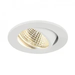 фото NEW TRIA LED DL ROUND SET, светодиодный точечный светильник с COB LED 3Вт, 3000K, 38°, 300lm, с блоком питания, белый | 113951 SLV