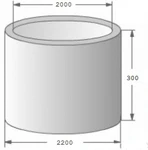 фото Кольцо железобетонное КС 20.3