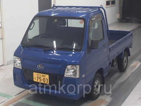 Фото Микрогрузовик SUBARU SAMBAR Truck кузов TT2 бортовой модификация WR Blue -LTD гв 2011 4wd пробег 41 т.км синий