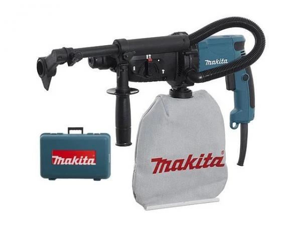 Фото Перфоратор MAKITA HR 2432 в чем. + система пылеудаления (780 Вт