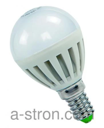 Фото Светодиодные лампы LED-ШАР-standard 5Вт 160-260В Е14 4000К 400Лм