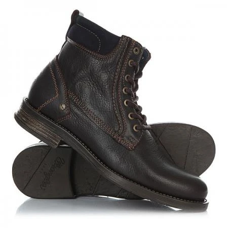 Фото Ботинки высокие Wrangler Cliff Dark Brown