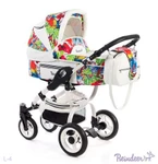 фото Коляска 2в1 Reindeer City Prestige "Lily" set 2 с конвертом L-4 Белая