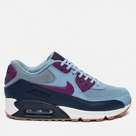 Фото Nike Air Max 90 Essential Blue Grey/Bright Grape/Midnight Navy