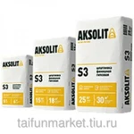 фото Шпатлевка финишная гипсовая AKSOLIT S3 (25 кг)