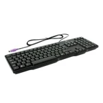 фото Клавиатура проводная LOGITECH K100 Classic, PS/2, 104 клавиши, черная