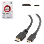 фото Кабель HDMI-mini HDMI, 3 м, GEMBIRD, экранированный, для передачи цифрового аудио-видео, CC-HDMIC-10