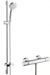 фото Hansgrohe Croma 100 Vario EcoSmart/Ecostat Comfort Combi 27033000 Душевой гарнитур с термостатом (хром)