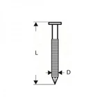 фото Гвозди для GSN 90-21 RK SN21RK 60RG (4000шт) (BOSCH)