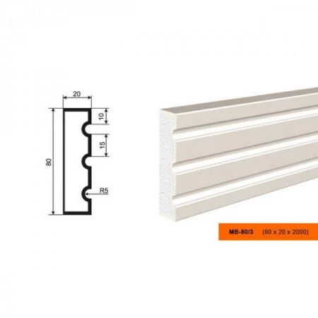 Фото Молдинг МВ-80/3