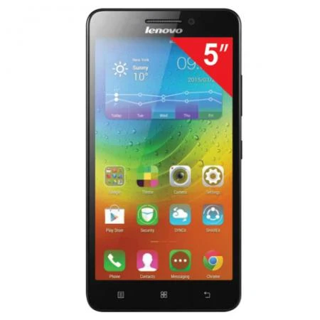 Фото Смартфон LENOVO A5000, 5", 2 SIM, 3G, 2/8 Мп, 8 Гб, microSD, черный, пластик