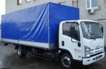 фото ISUZU NPR75 LL 5т борт алюминиевый с тентом 36 м3 6.2 х 2.55. 2012 гв. Новый.