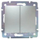 фото LEGRAND 770218 Выключатель без фиксации перекидной двухклавишный 10A 250В