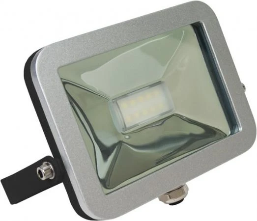 Фото Прожектор светодиодный I-SPOT 10*3030 SMD LED 10W 800LM 5700K 230V/50Hz 152*116*25mm с кабелем длиной 30см черный LL-836; 12968