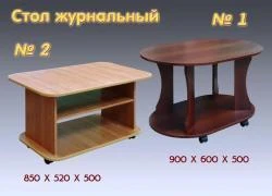 Фото Журнальные столы №1 и №2