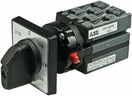 Фото Переключатель для вольтметра ABB ONV30PBR 7-поз.(двухуровневый) 25 A 1SCA113971R1001