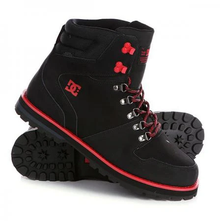 Фото Ботинки высокие DC Peary Black/Red