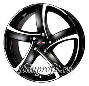 Фото Alutec Shark 7.5x17/5x114.3 D70.1 ET38 Racing Black Front Polished