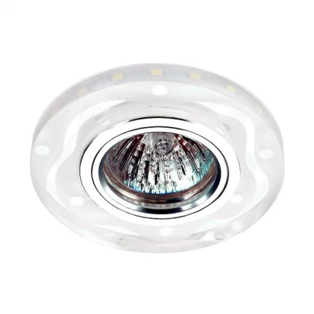 Фото Точечный светодиодный светильник 357313 NT16 295 прозрачн IP20 50W+LED 12V RIVA | 0035900 NOVOTECH