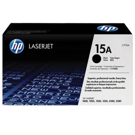 Фото Картридж лазерный HP (C7115А) LaserJet 1000/1200/3300/3380 и другие, №15А, оригинальный, 2500 стр.