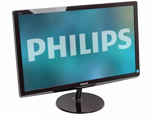 Фото Монитор 23.6" Philips 247E6LDAD/00(01) gl.Dark Cherry Red 1920x1080